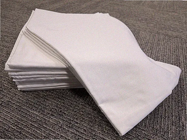 60 Pieces New White Pillowcases, Pillow Covers 20"x30" Poly/Cotton