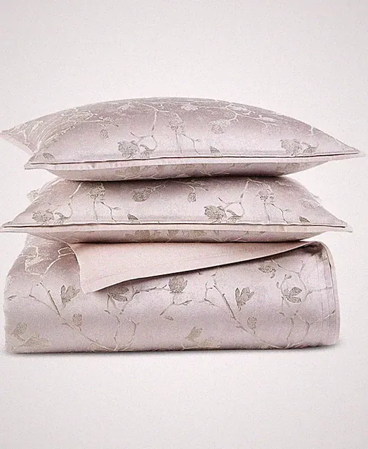Hotel Collection Sakura Blossom Greylac Duvet Cover Set, Full/Queen, T4104247