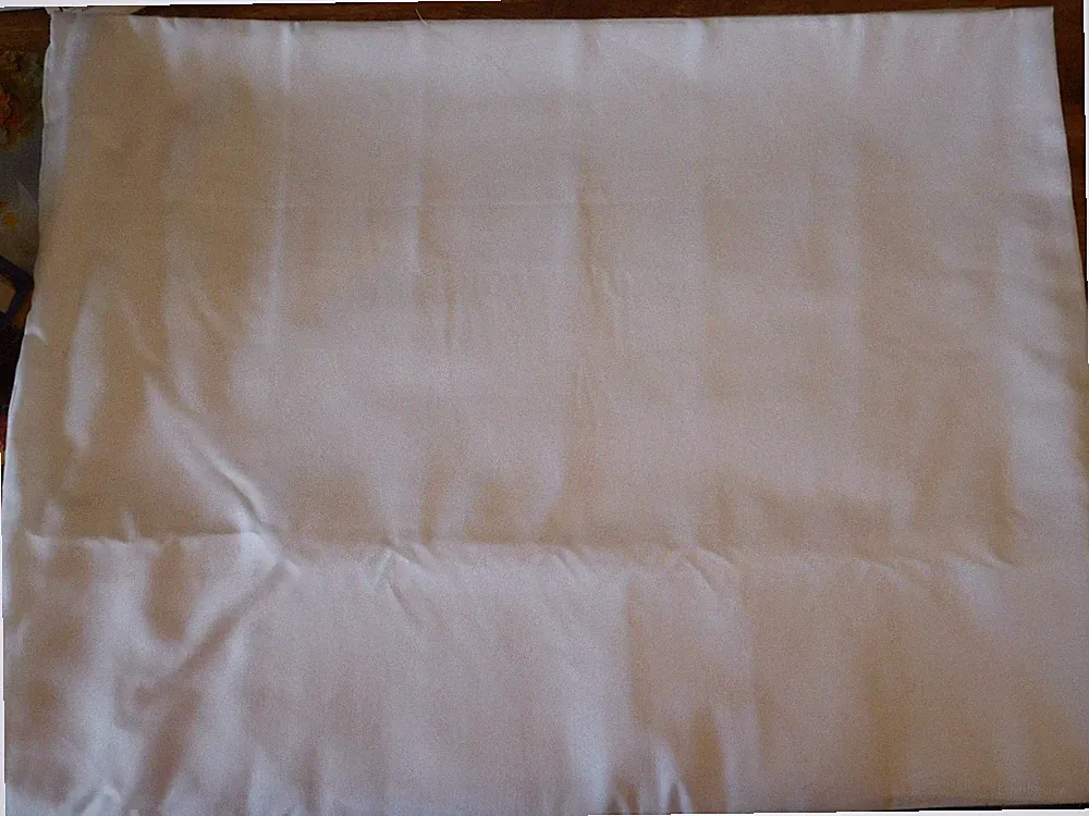(Pack Of 2) NEW White Polyester Cotton Blend Pillowcases standard size