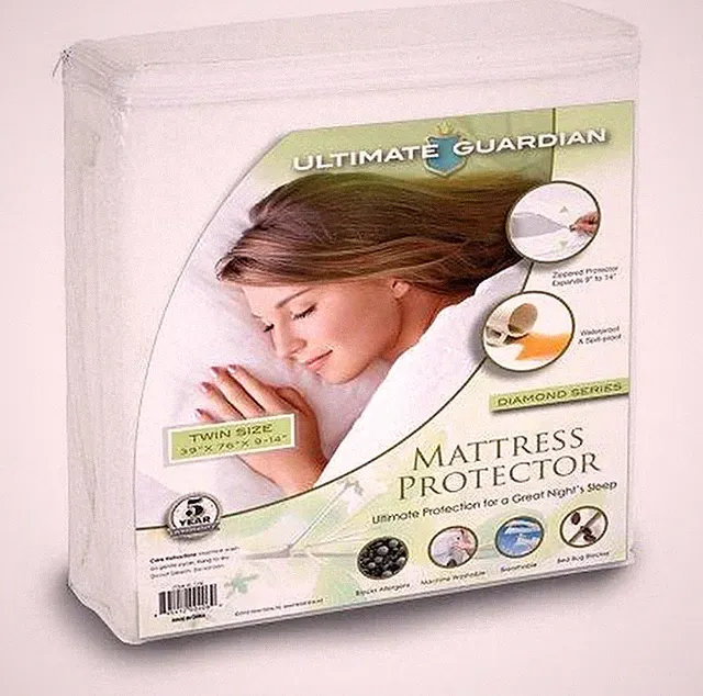 Ultimate Guardian Bed Bug Mattress Protector Cover Encasement Zippered LabTested