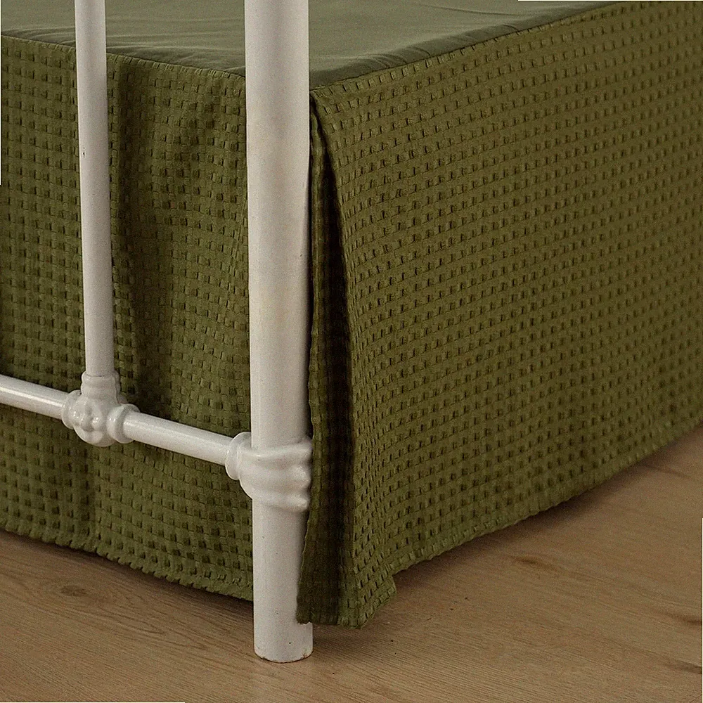 xuan dian Bed Skirt - Full Size Bed Skirts 18 Inch Drop with Split Corners, P...